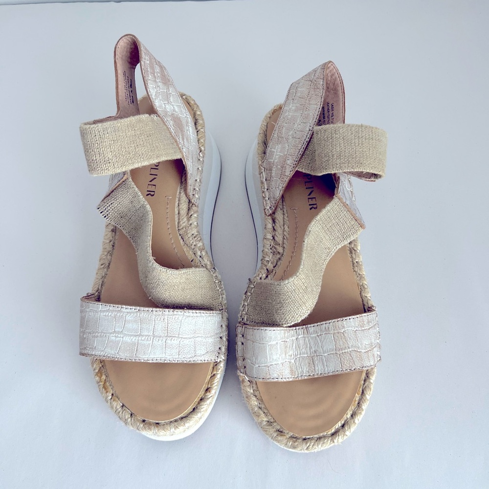 🍭 Donald J. Pliner Tan Boho Platforms Size 7.5